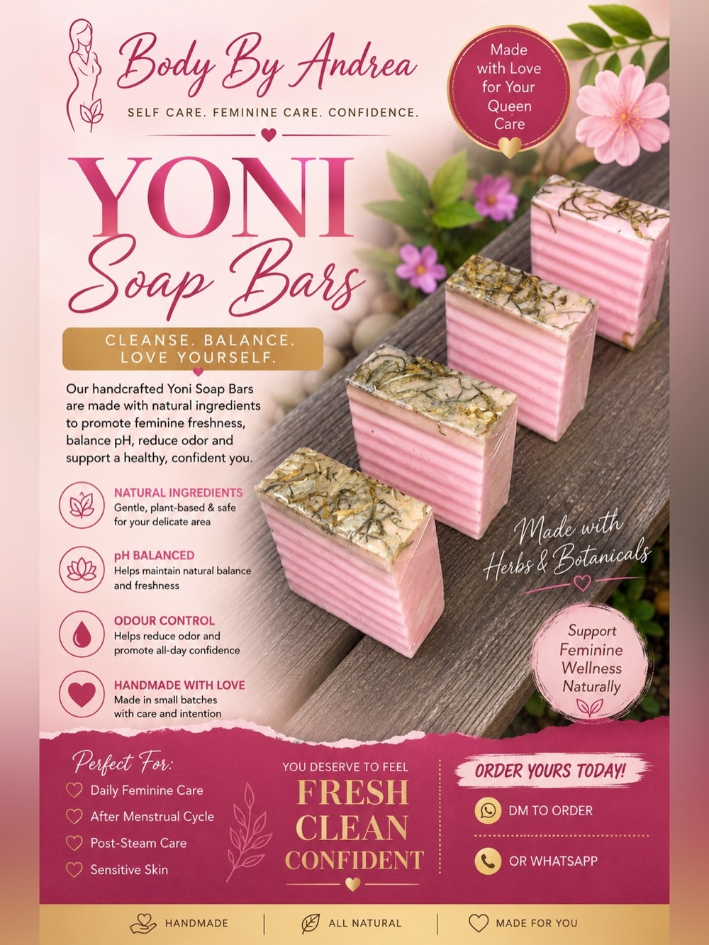 Feminine Soap Bar 🧼💞